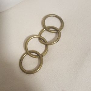 Miche antique brass carabineers set of 4